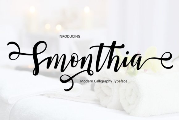 Smonthia Script Font - Featured Image