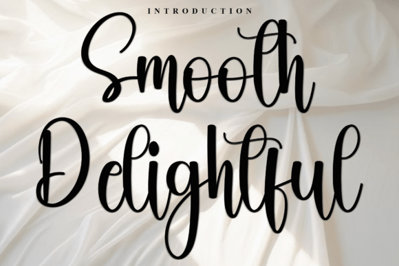 Smooth Delightful Font - Featured Image