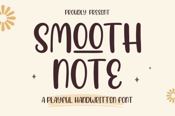 Smooth Note Font - Featured Image