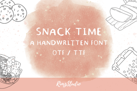 Snack Time Font - Featured Image