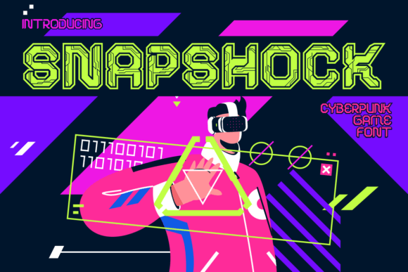 Snapshock Font - Featured Image