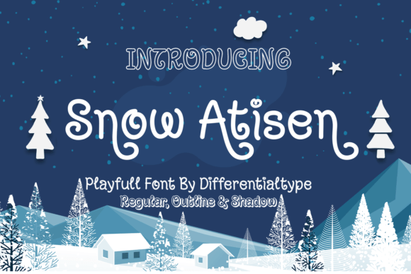 Snow Atisen Font - Featured Image