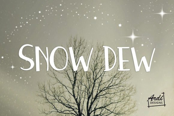 Snow Dew Font - Featured Image