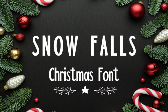 Snow Falls Font - Featured Image