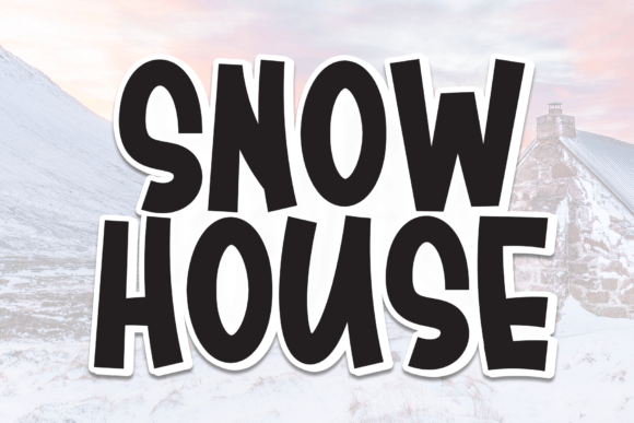 Snow House Font - Featured Image