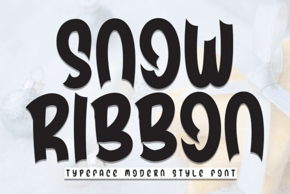 Snow Ribbon Font - Featured Image