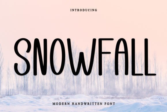 Snowfall Font - Featured Image