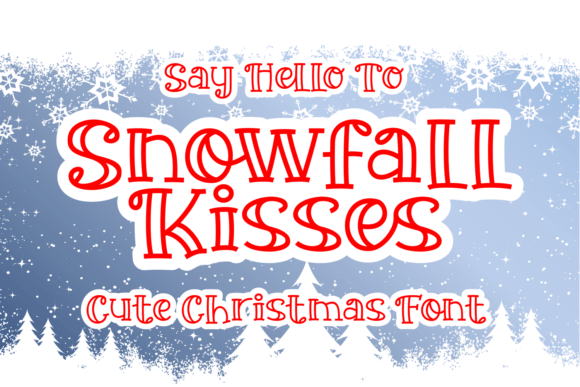 Snowfall Kisses Font - Featured Image